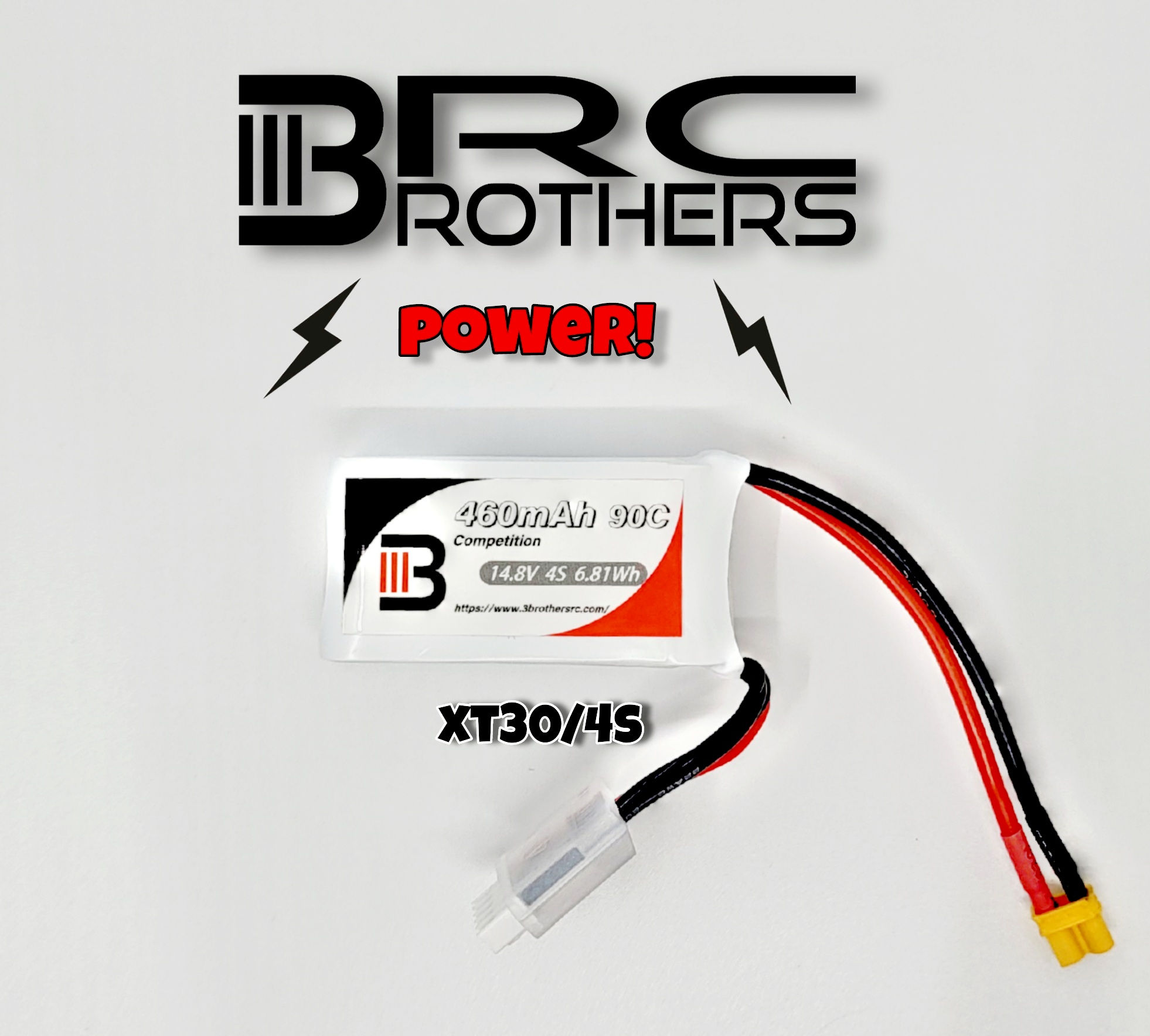 460mah 4s, XT30 Competition lipo battery. USA ONLY.
