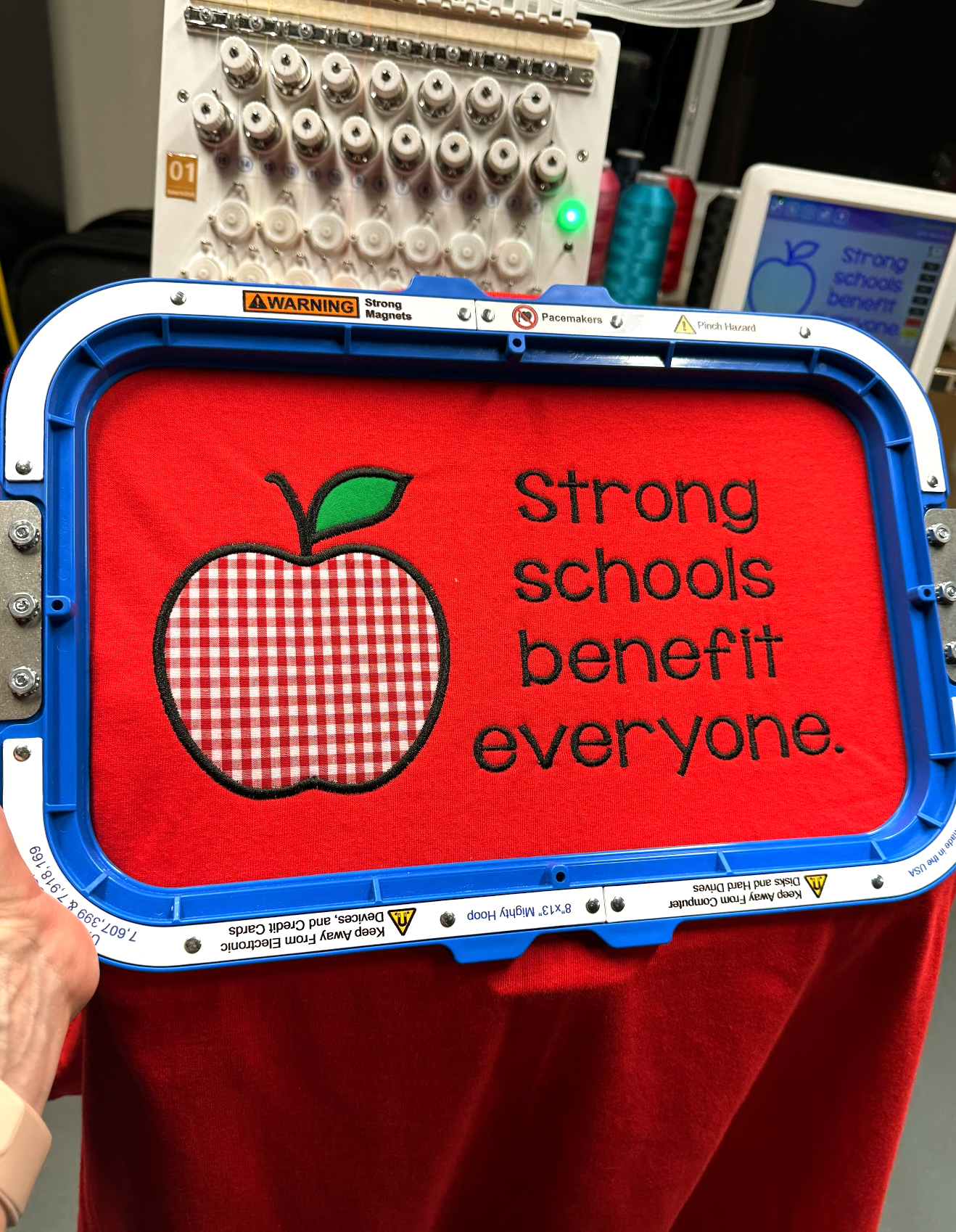 Embroidered Strong Schools T-Shirt