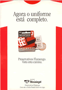 Preservativo Flamengo - Camisinha oficial