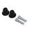 Thumbnail: RUBBER BOOT KIT AJP PAIR BLACK/RED/BLUE