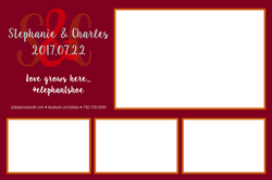 4-Photo Layout (1 Large Right, 3 Small)