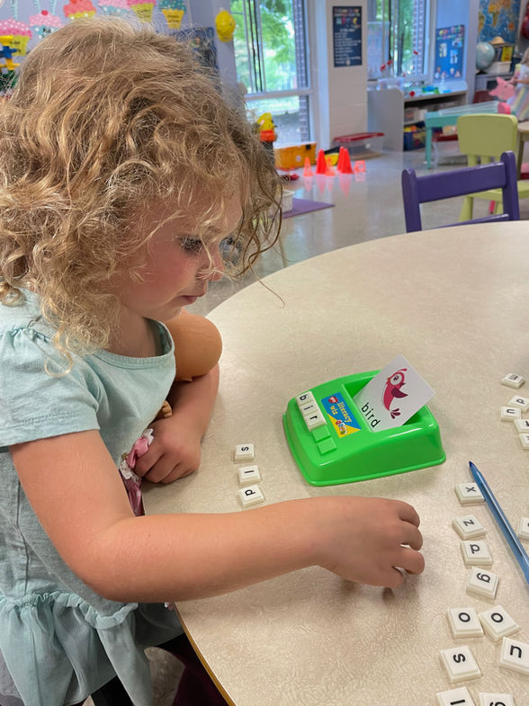 Magic Circle Preschool  quiet puzzle table