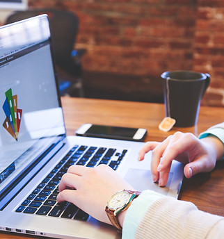 Graphic Designer Working