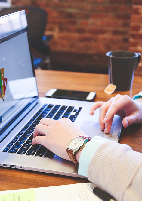 Graphic Designer Working
