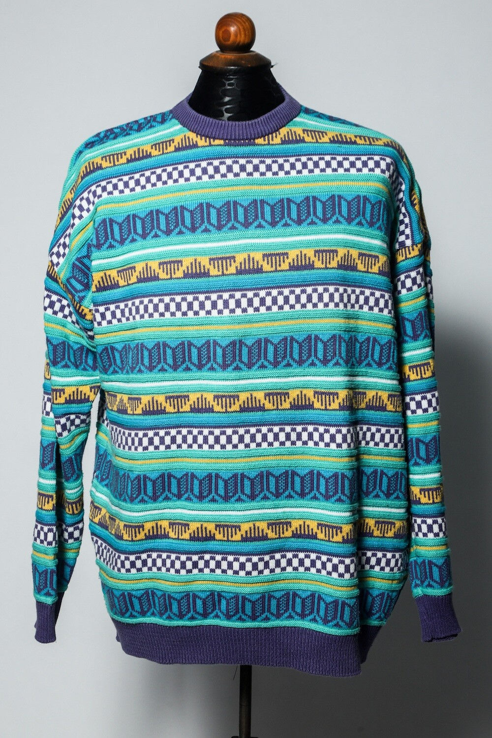 Crazy Striped Knit Sweater