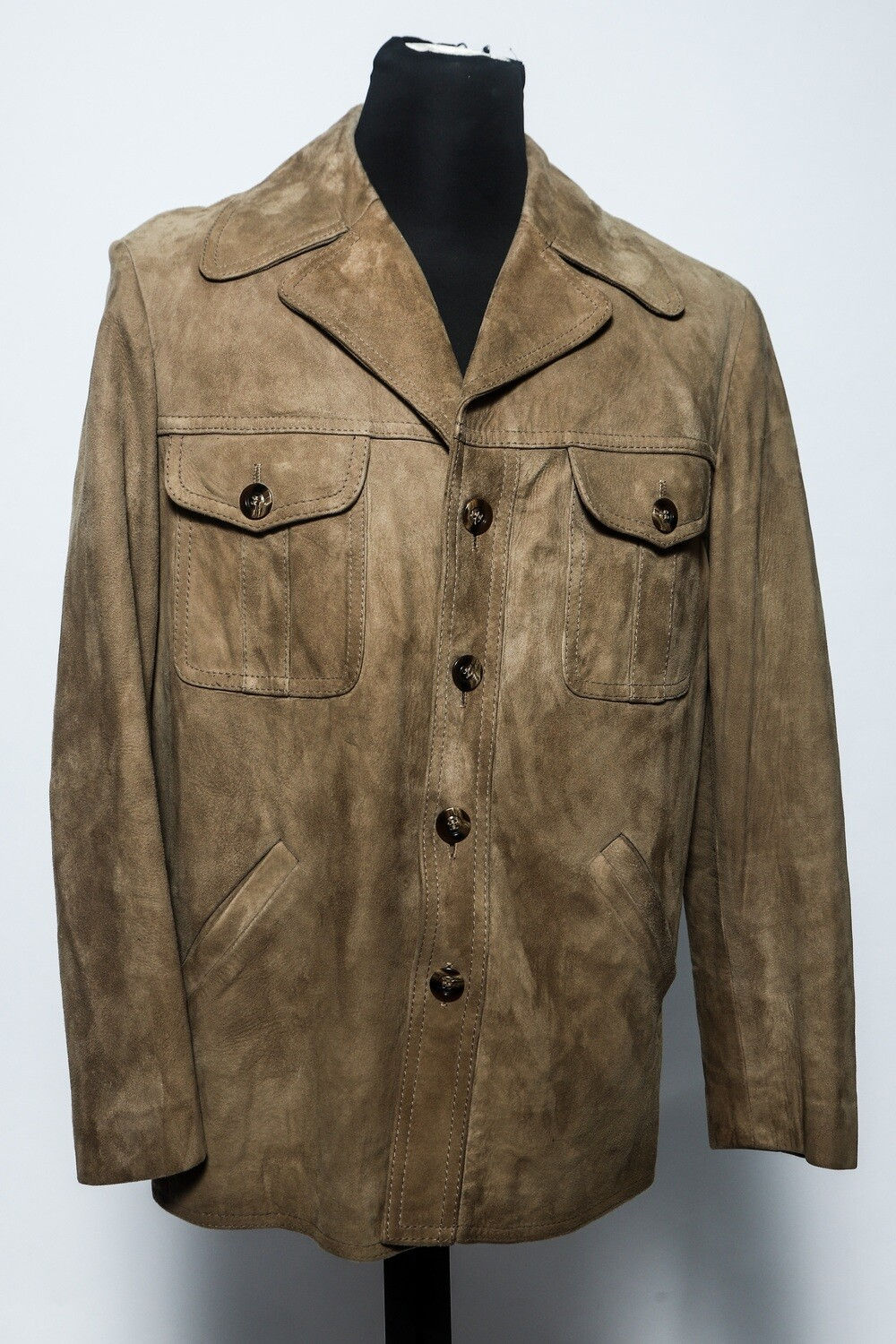 Sand Men's Soft Suede Jacket