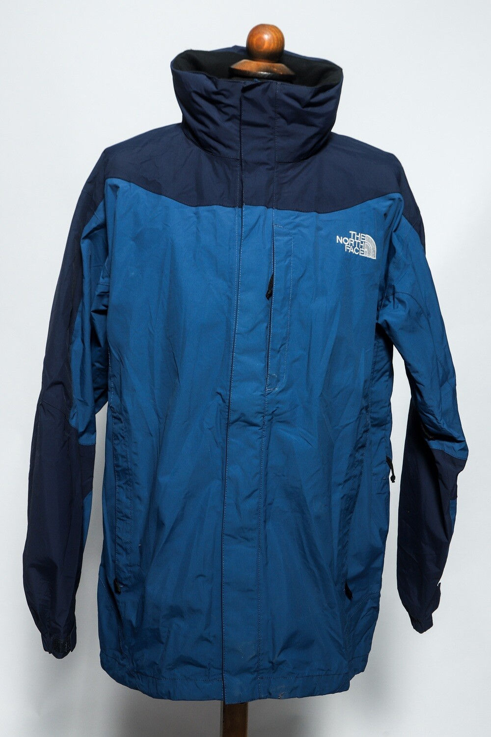 Blue North Face Men's Light Jacket with Hood
