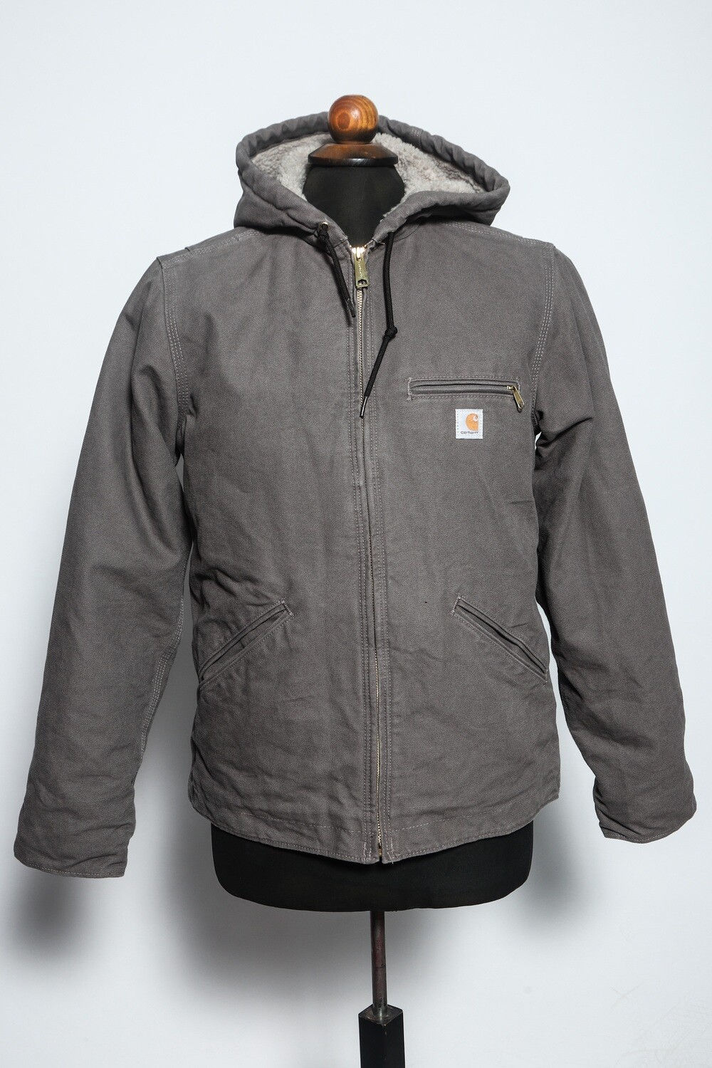 Μπουφάν εργαζομένου με γκρι Carhartt