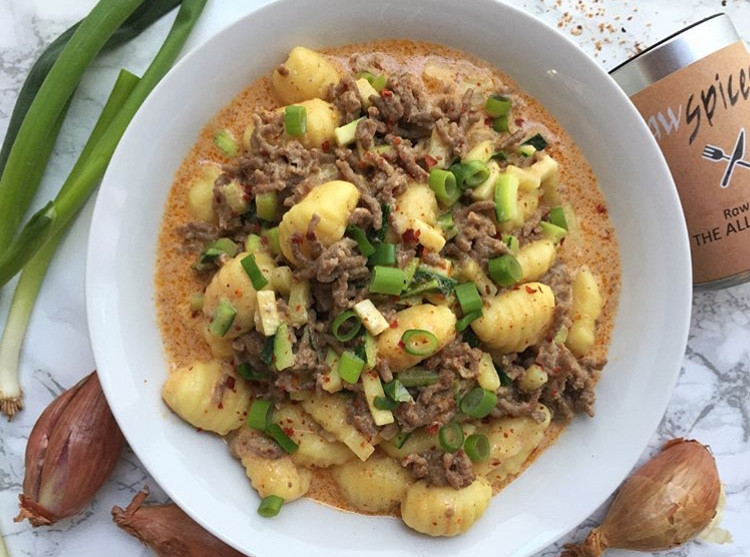 schnelle gnocchi zucchini hackfleisch pfanne rezept