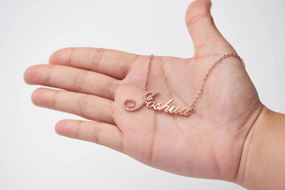 Thumbnail: Full Silver Diamond Pendant Necklace - Diamond Necklace