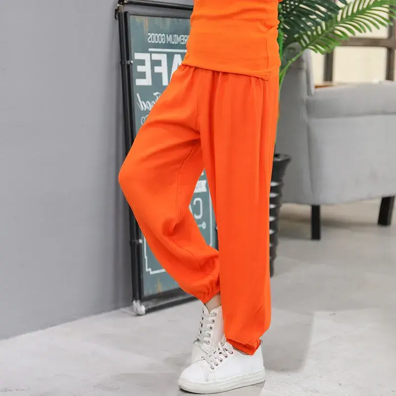 Thumbnail: Pantalones tipo harem unisex de algodón para niños,  holgado,2 a 10 años.