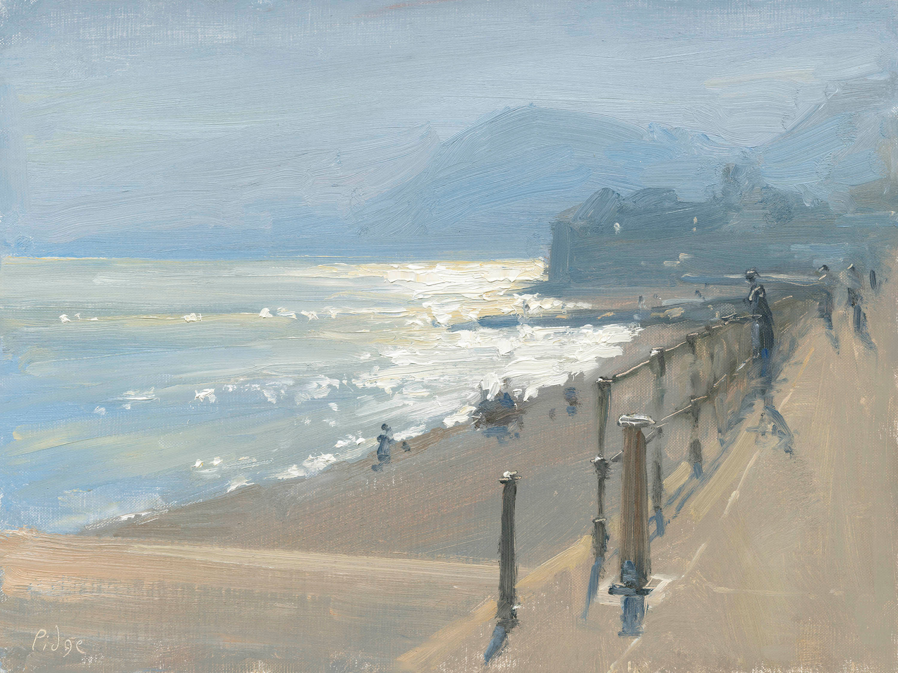 Afternoon Light on the Seafront (Print)