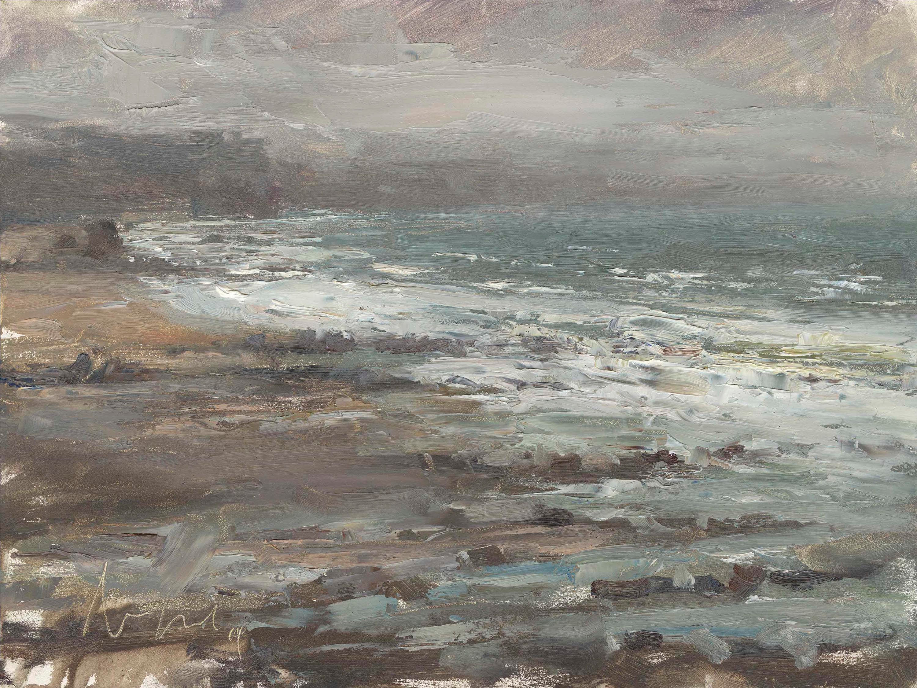 Widemouth Bay Storm (Print)