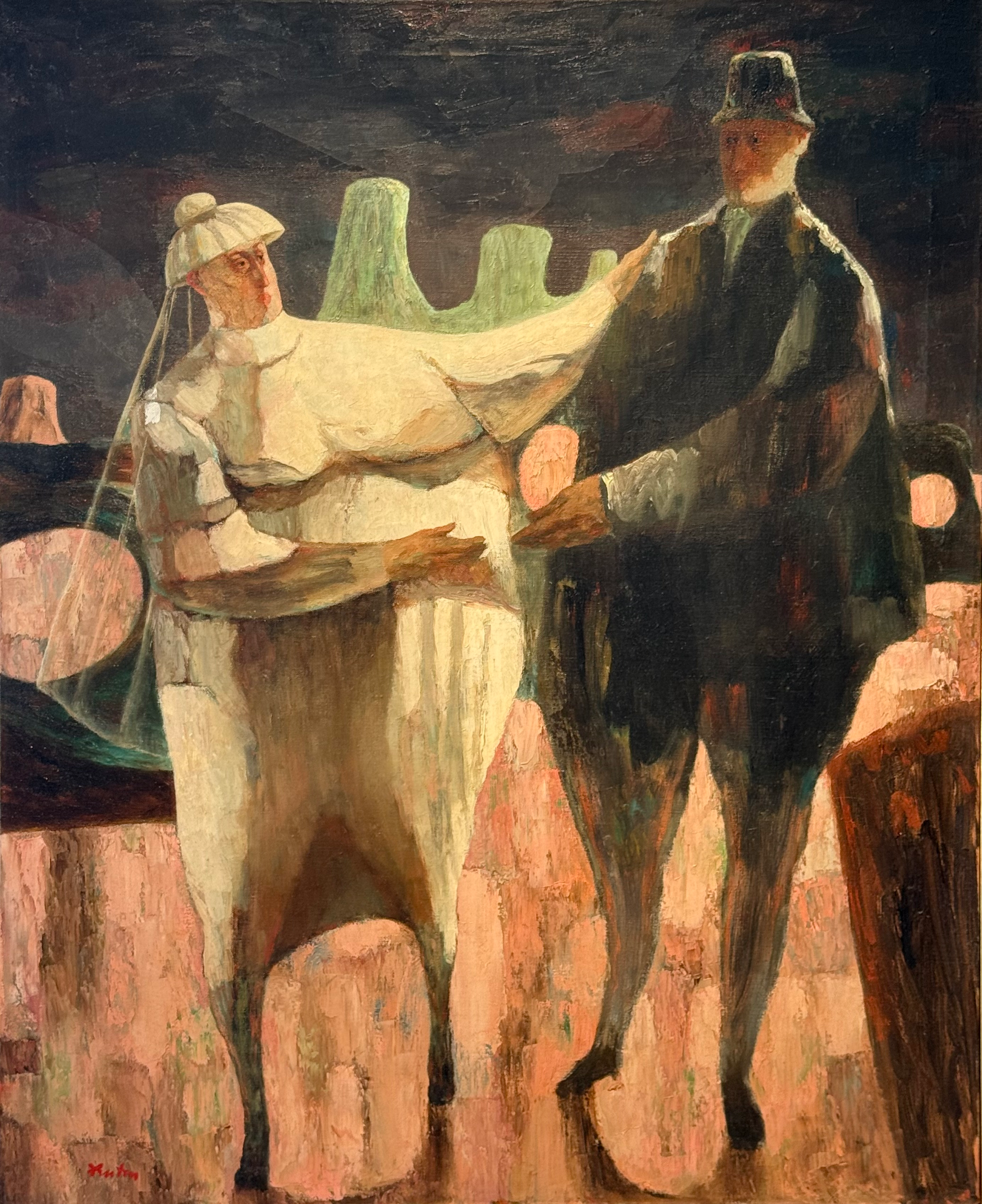 "Wedding" by John Nathaniel Fenton, circa 1960s-70s