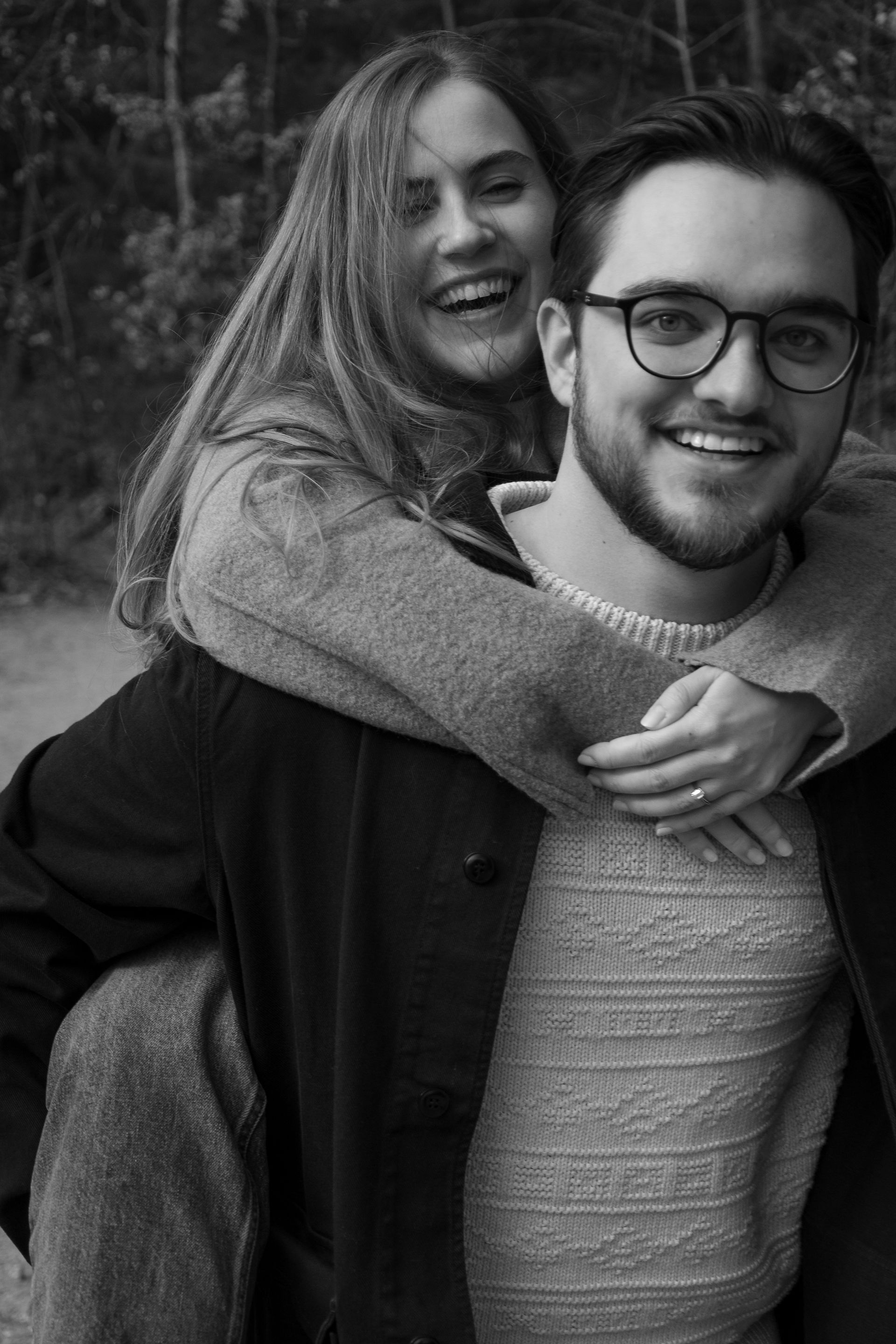 Walden Pond Engagement Session