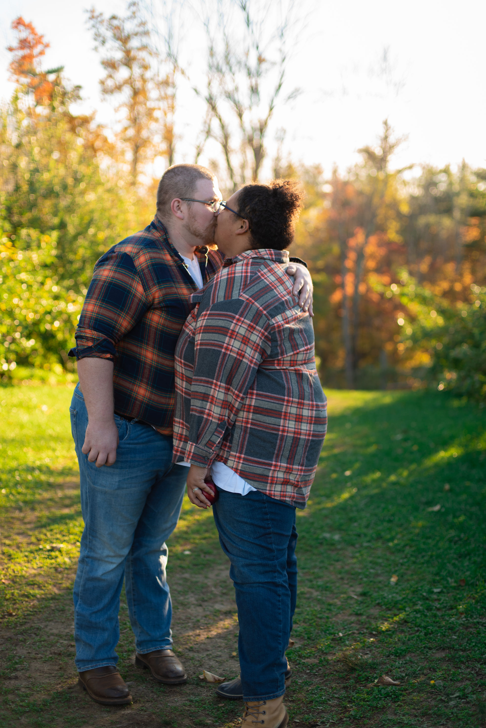 Apple Picking Engagement Session