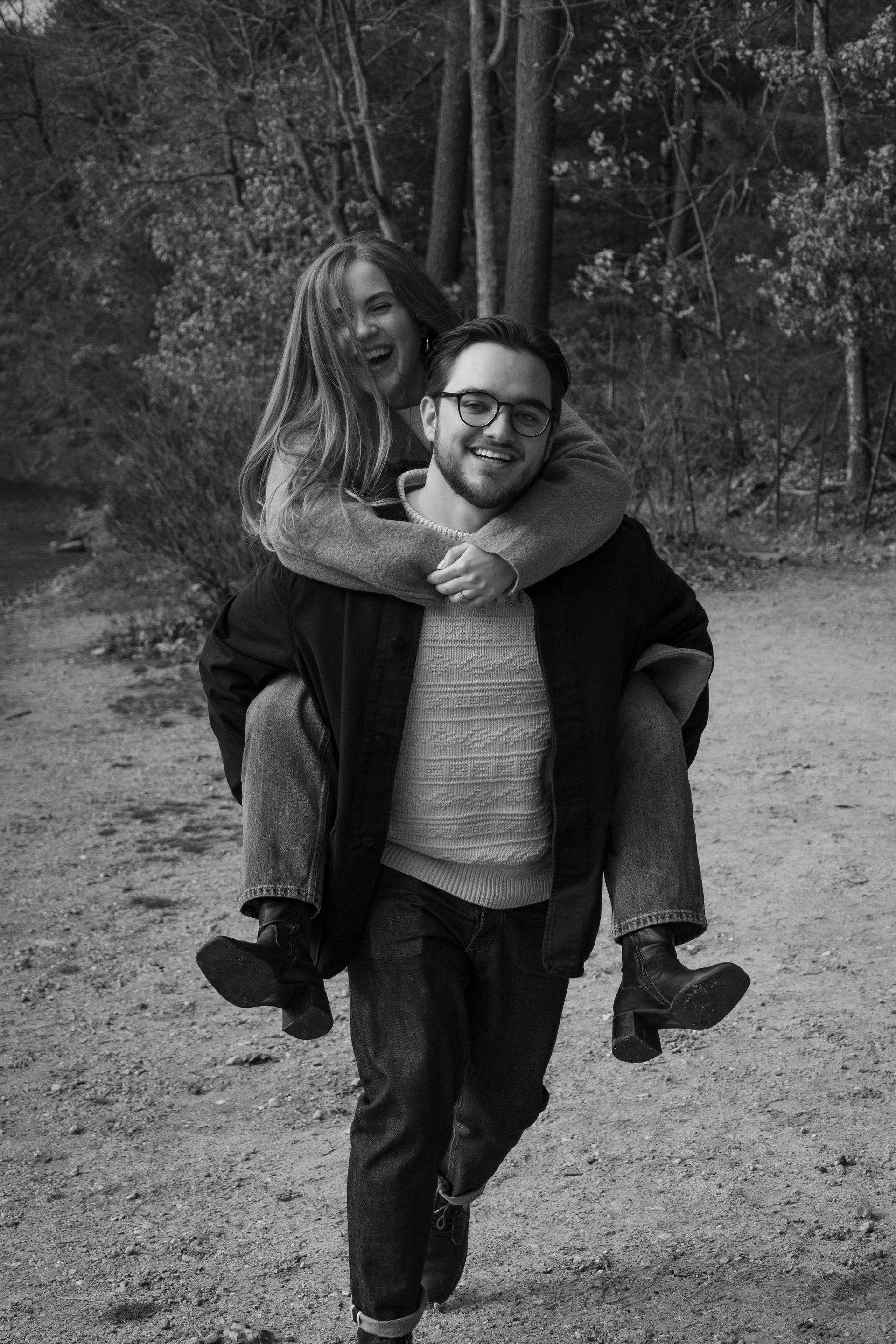 Walden Pond Engagement Session