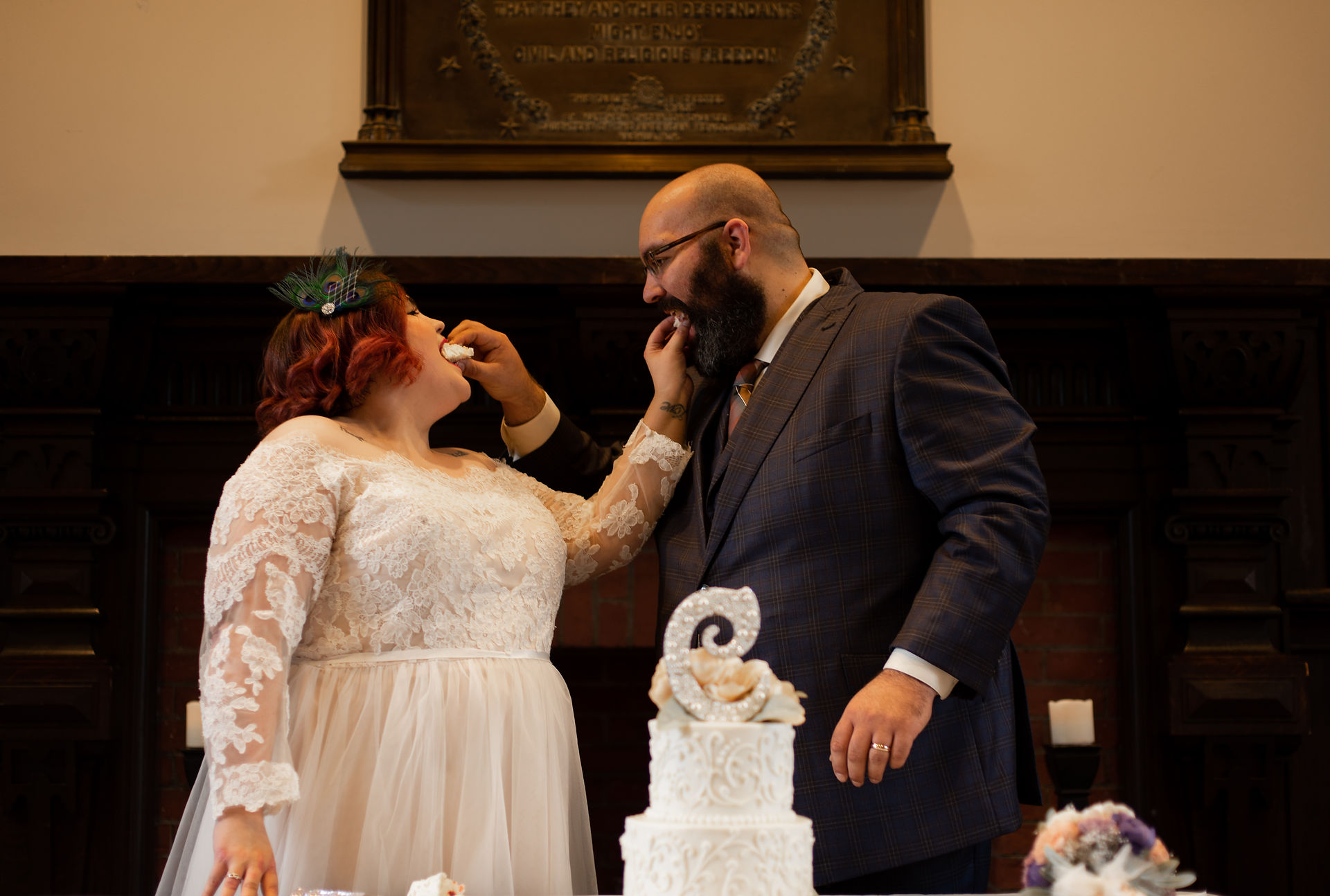 vintage, moody elopement