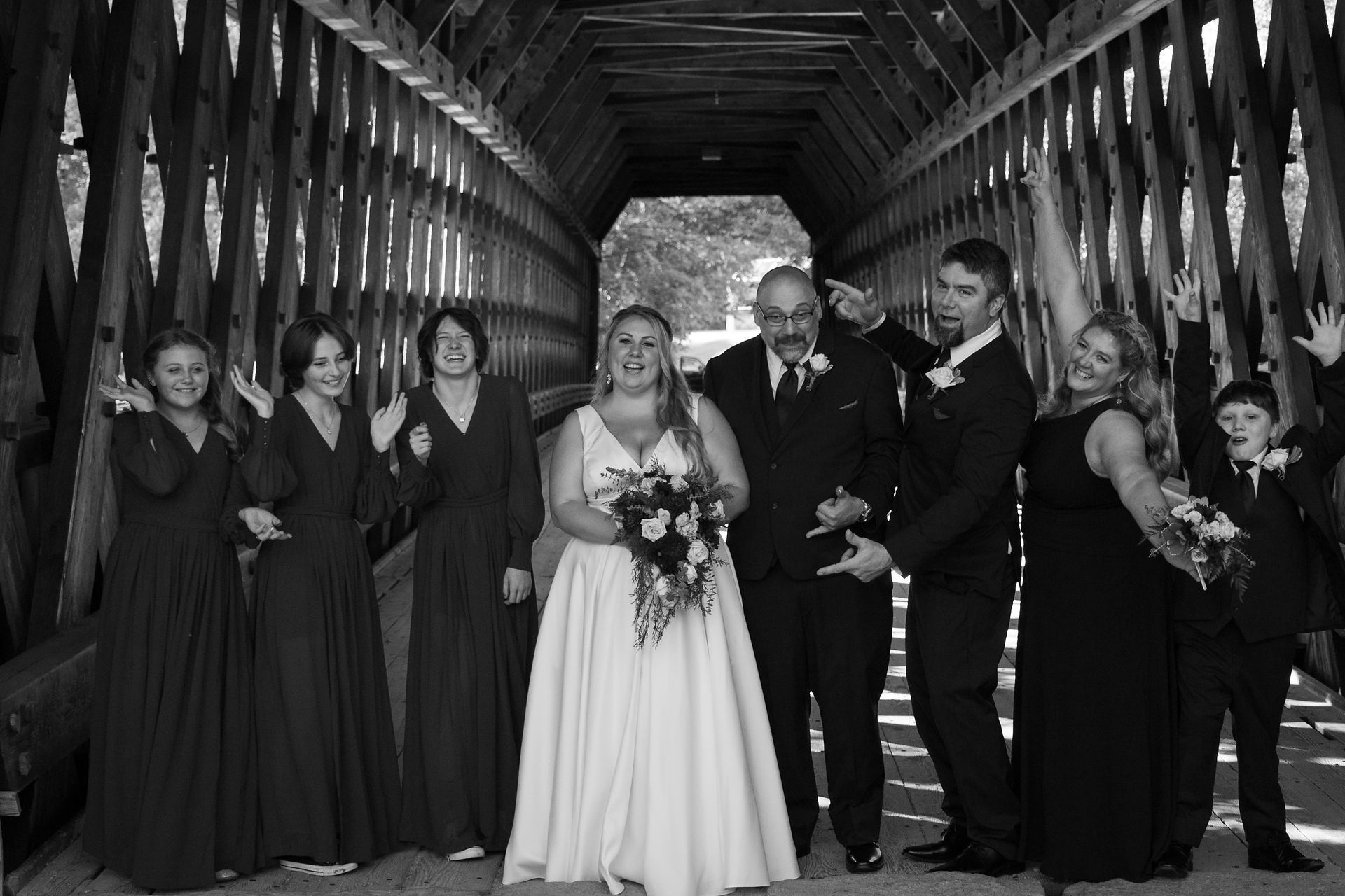 An intimate backyard wedding in Hillsboro, New Hampshire