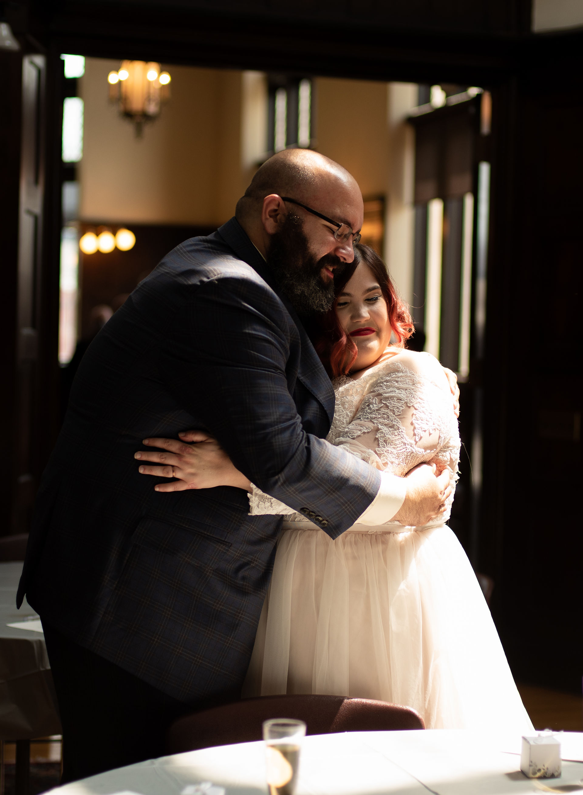 vintage, moody elopement