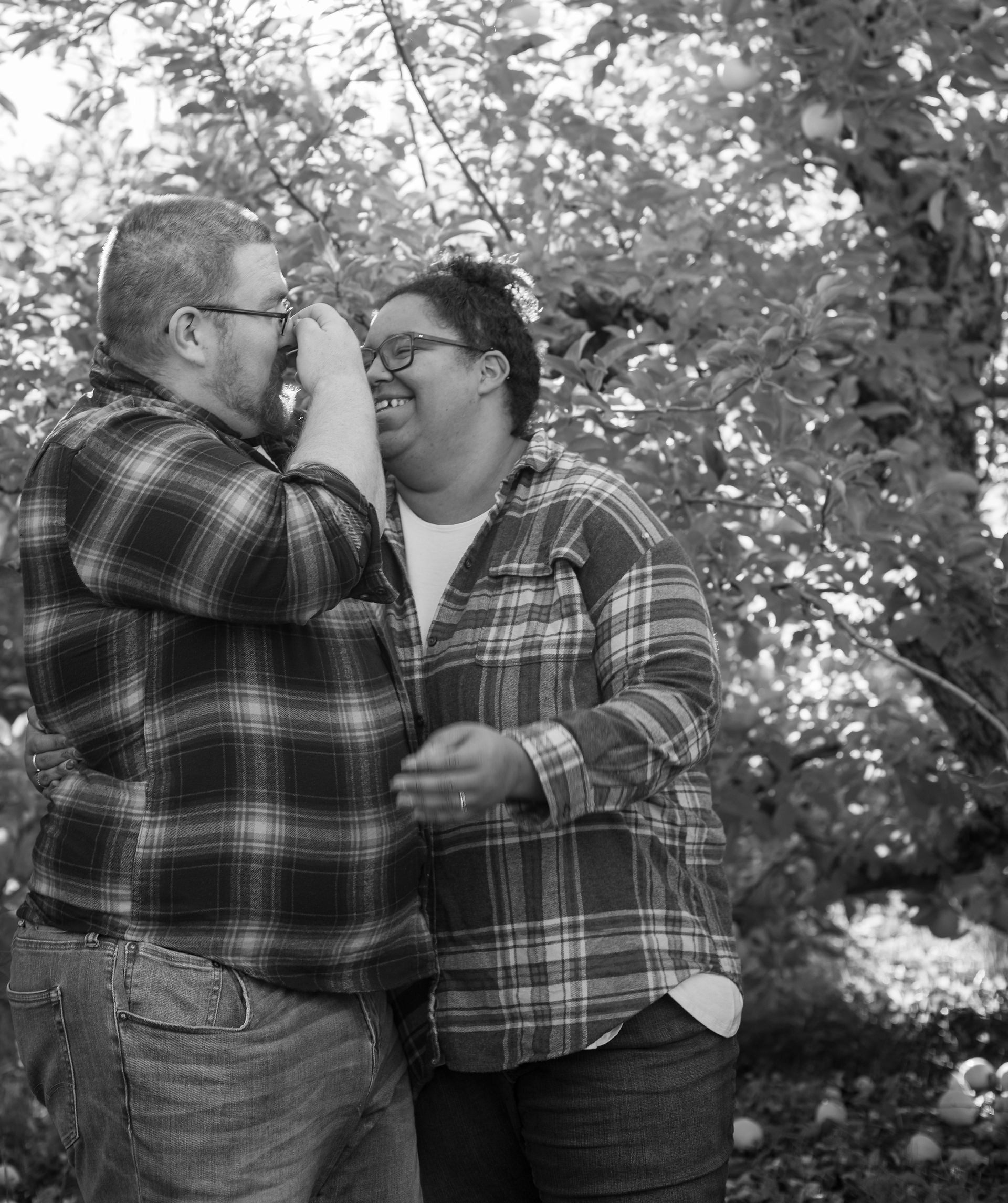 Apple Picking Engagement Session