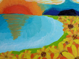 二科展千葉支部に向けて制作中。くりくりはみんな実力抜群の美術教室です。みんなぐんぐん上達します。