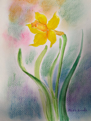 くりくりワークショップ2025 VOL.1 春の花を描こう