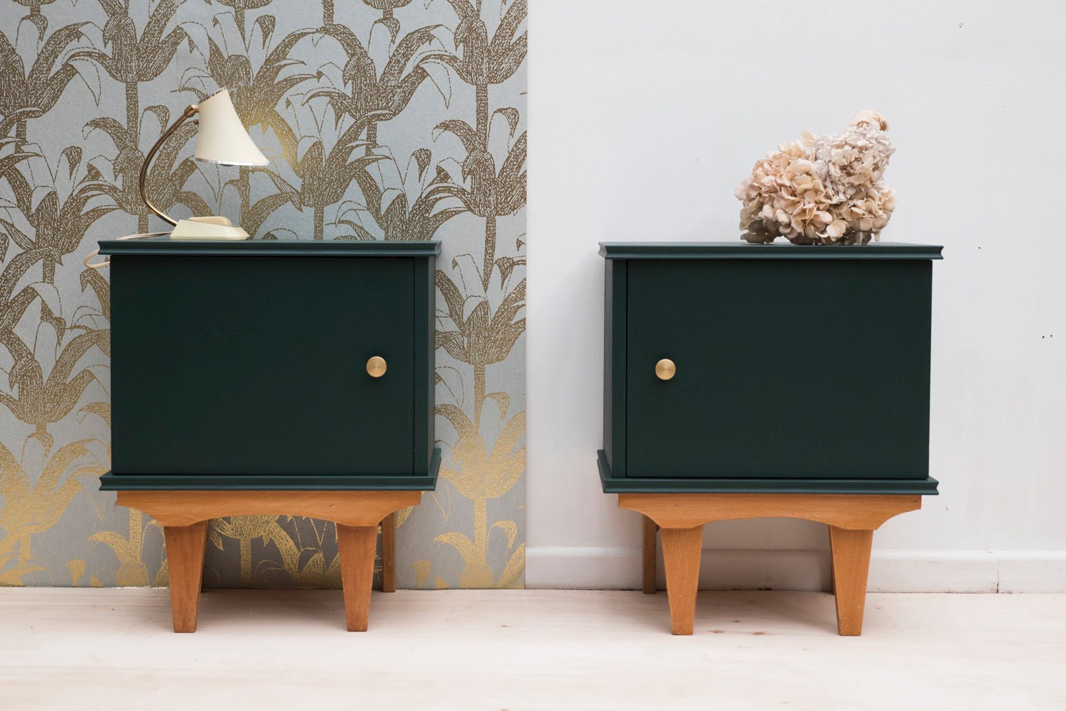 Paire de tables de nuit « Jean&Dido » 