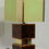 Thumbnail: Brazilian Resin Brass Vintage Custom Table Lamps circa20c mid century furnishings close up view