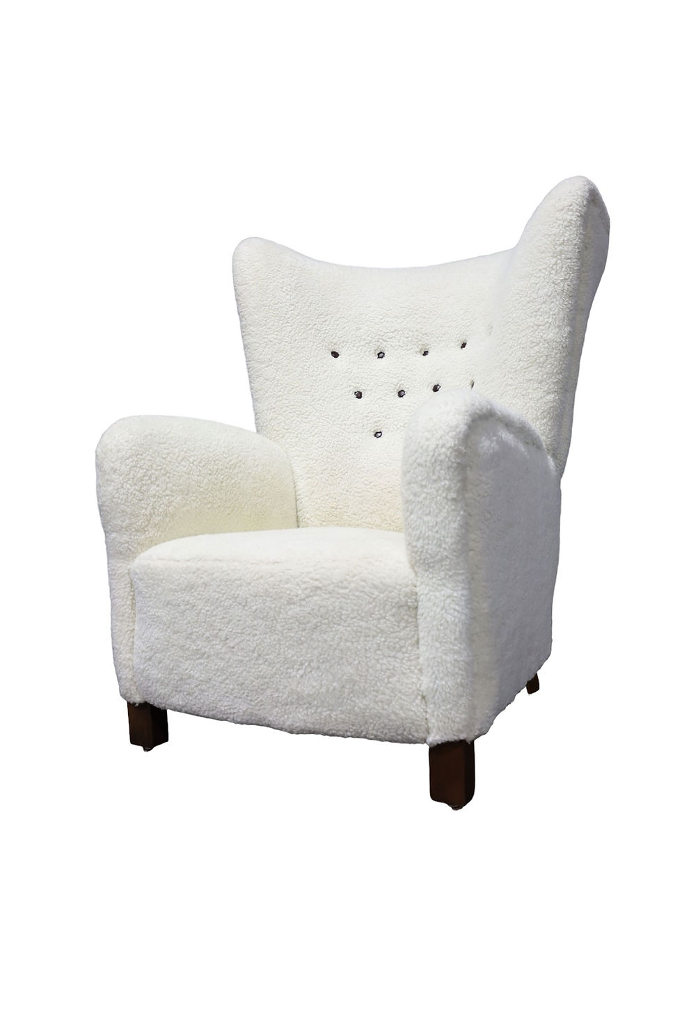 Fritz Hansen Attributed Lounge Chair Circa20c modern lead