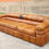 Thumbnail: De Pas, D'Urbino, Zanotto Style Sofa in Worn Leather