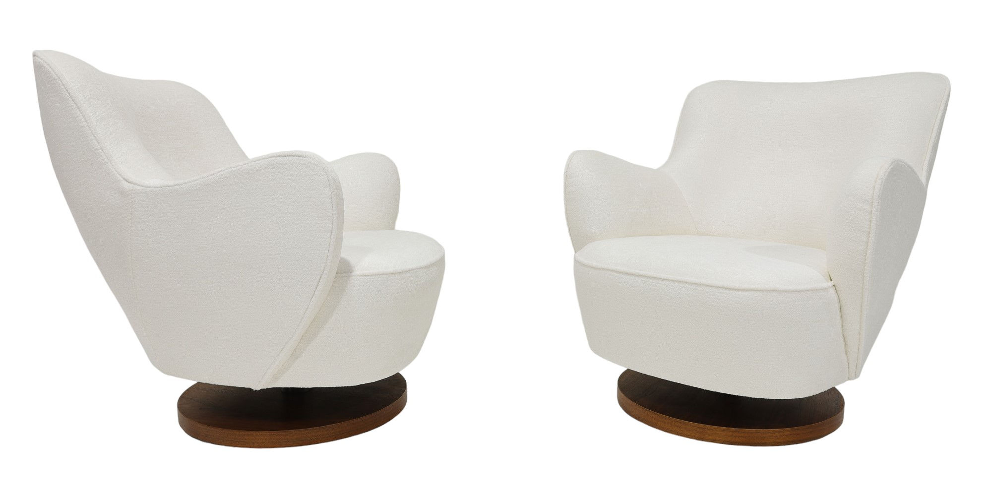 Vladimir Kagan Couture Swivel Chairs Circa20c Design Dallas lead