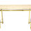 Thumbnail: Paul M. Jones Brass and Travertine Console Table circa20c modern lead