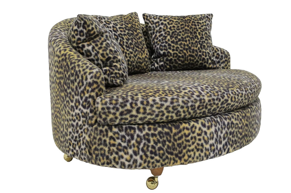 Large Tub Chair in Style of Adrian Pearsall circa20c lead