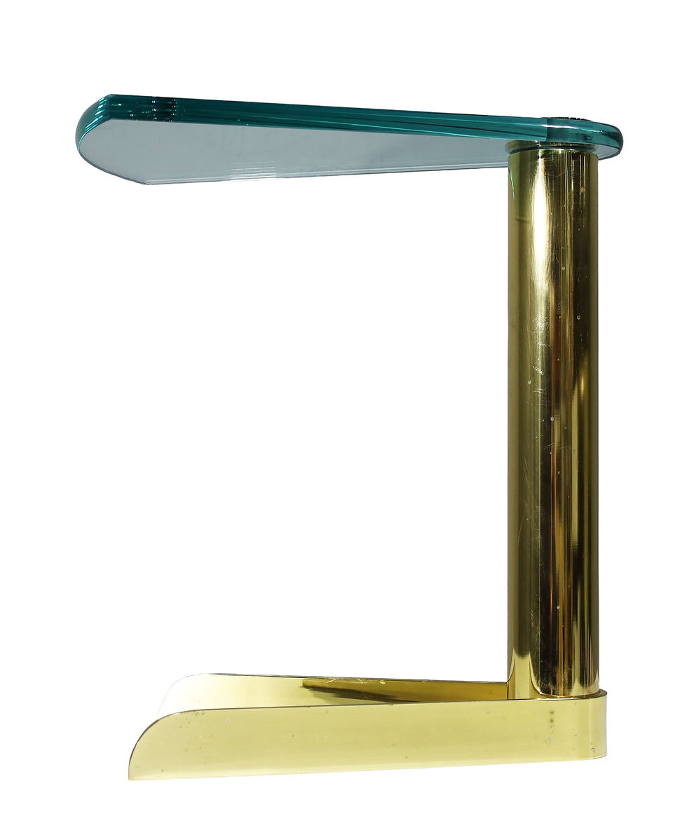 Pace Collection Side Table circa20c Design mcm lead photo