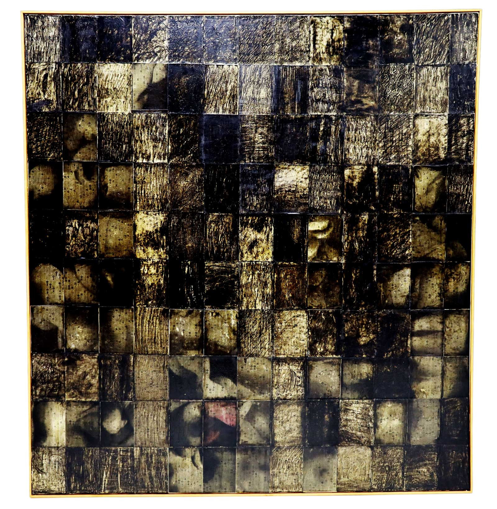 Large Painting by Mi Son Kim circa20c showroom lead