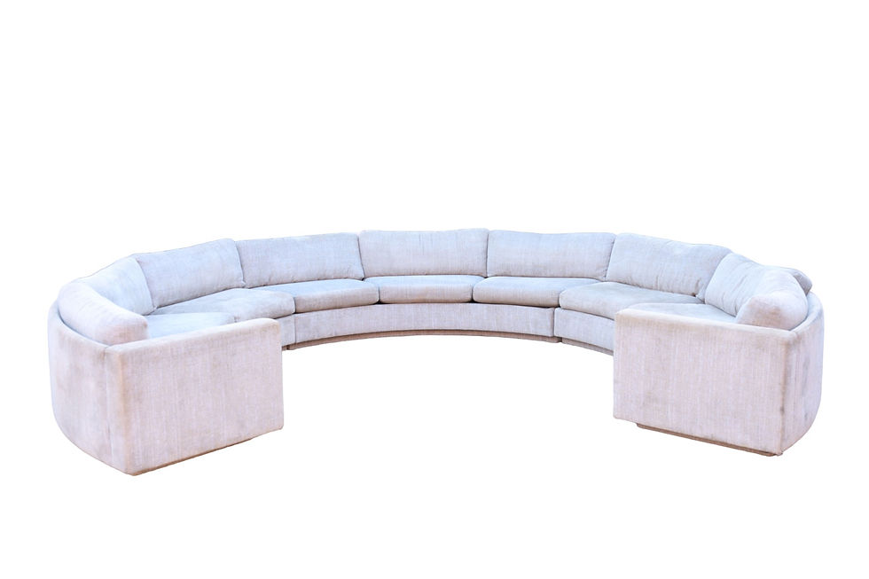 Milo Baughman for Thayer Coggin Circular Sofa circa20c lead