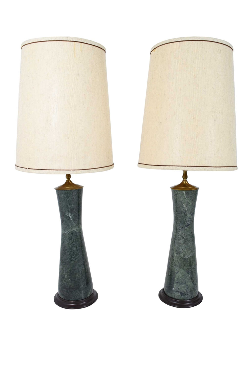 Marble Table Lamps in Teal circa20c modern lead
