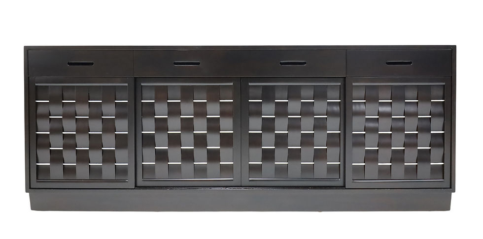 Edward Wormley Dunbar Basket weave circa20c midcentury modern