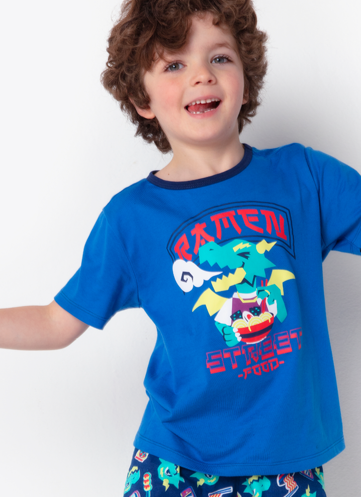 Thumbnail: Short Doll Street Dragon - Navy Blue (Kids)