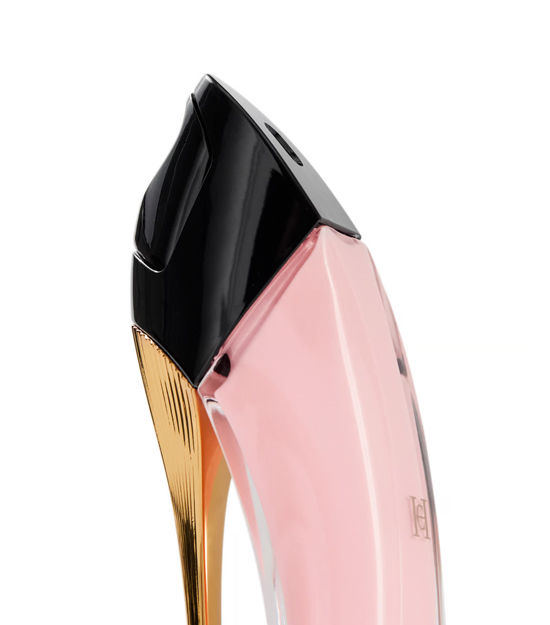 Miniatura: Detalhes do Borrifador Spray  do Frasco do perfume Good Girl Blush EDP de Carolina Herrera em formato de Scarpin