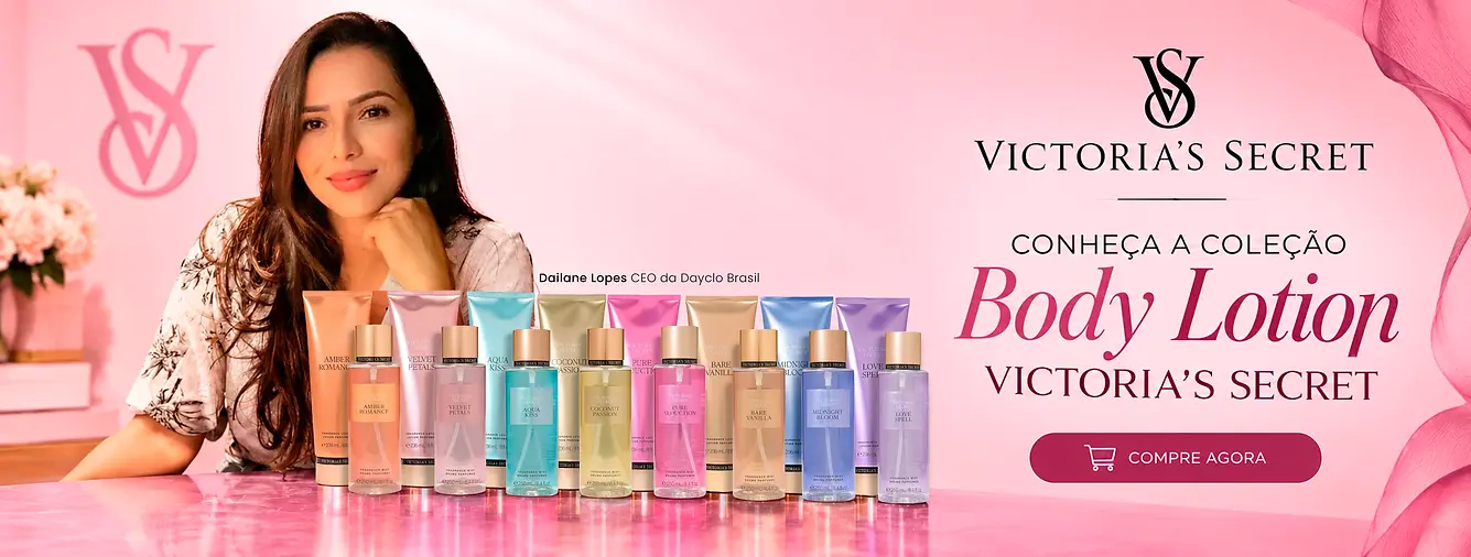 Dailane Lopes Ceo da Dayclo Brasil apresentando a coleção dos Bodys Lotions e Body Splashs