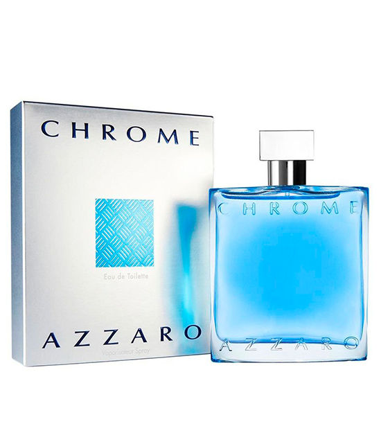 Miniatura: Frasco e caixa do Perfume Masculino importado Azzaro Chrome Eau de Toilette 30ml