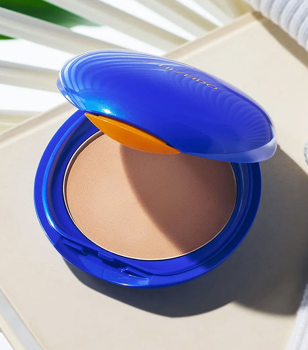 Miniatura: Caise e Base da Shiseido Dark Beige com protetor solar SPF30
