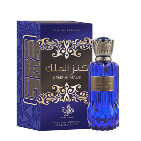 Miniatura: Frasco e embalagem do Perfume Árabe Masculino Kenz Al Malik Al Wataniah Eau de Parfum 100ml