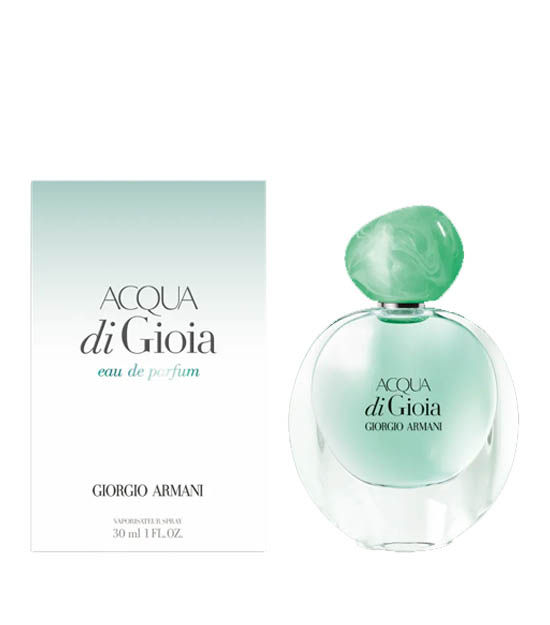 Miniatura: Embalagem caixa e frasco do Perfume Giorgio Armani Acqua de Gioia Eau de Parfum 30ml vendido por Dayclo