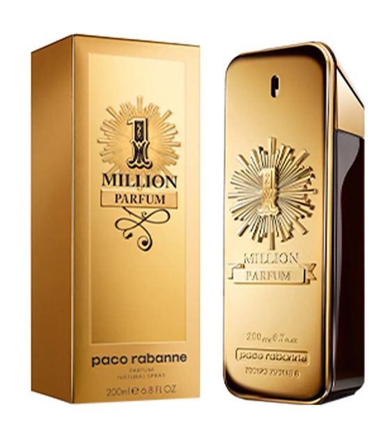 Miniatura: Embalagem Caixa e Frasco do Perfume Masculino 1 Million Parfum 200ml de Paco Rabanne