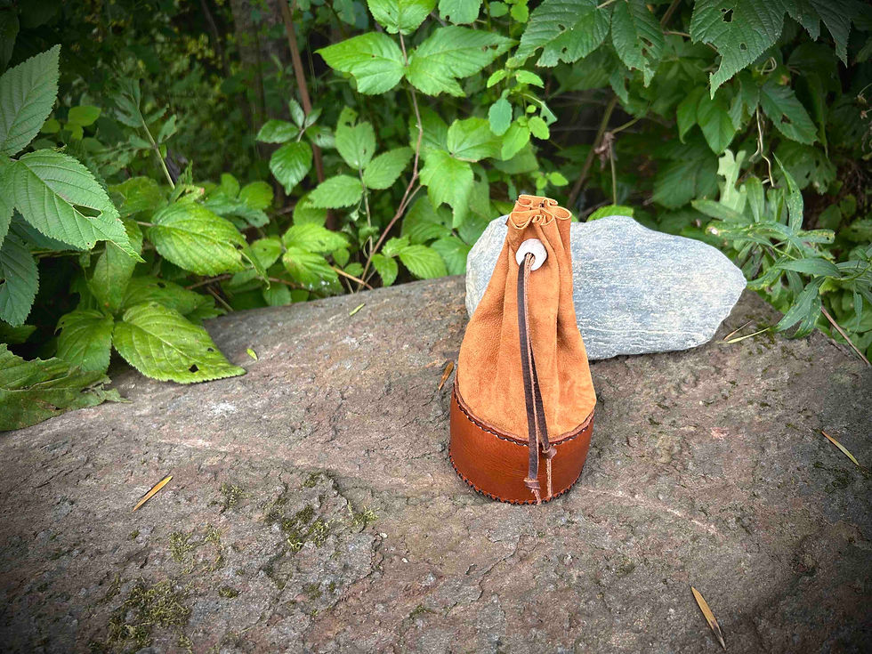 Thumbnail: Rune Pouch - Tan & Brown