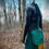 Thumbnail: Wanderer Crossbody - Aqua & Tan