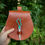 Thumbnail: Medium Lyre Pouch - Deep Tan